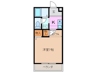 プラザコート西富田の物件間取画像